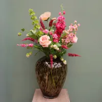 Zijden Kunstboeket Roze