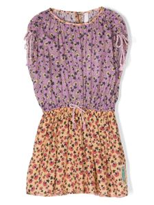 ZIMMERMANN Kids robe Tiggy froncée à fleurs - Violet