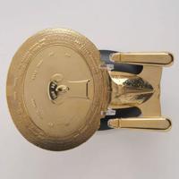 Star Trek: First Contact Diecast Mini Replicas SP 18K Gold USS Enterprise NCC-1701-D - thumbnail