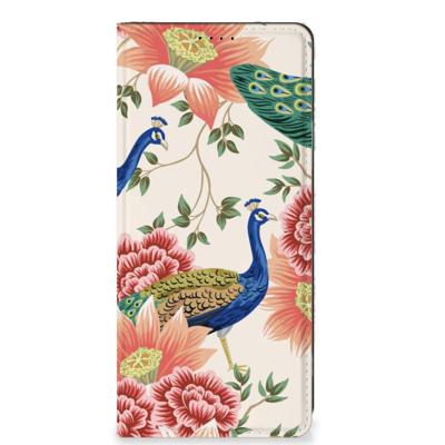 Smartphone hoesje voor OPPO A58 4G Pink Peacock Smartphone hoesje voor OPPO A58 4G Pink Peacock