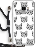 Kitten: Samsung Galaxy S9 Transparant Hoesje met koord