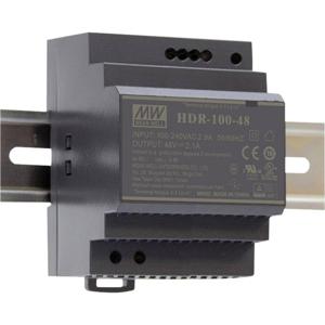 Mean Well HDR-100-24 DIN-rail netvoeding 24 V/DC 3.83 A 92 W Aantal uitgangen: 1 x Inhoud: 1 stuk(s)