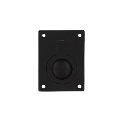 Intersteel Luikring rechthoekig 50x39mm - mat zwart