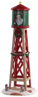 Lemax rustic water tower kerstdorp tafereel Vail Village 2021