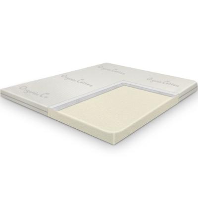 Topper Organic Cotton traagschuim 80x210 dikte 7 cm Topper Organic Cotton traagschuim 80x210 dikte 7 cm