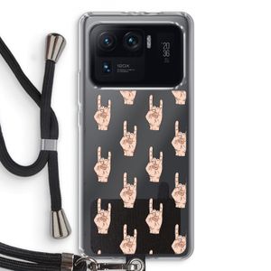 Rock: Xiaomi Mi 11 Ultra Transparant Hoesje met koord