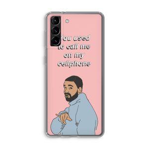Hotline bling: Samsung Galaxy S21 Plus Transparant Hoesje