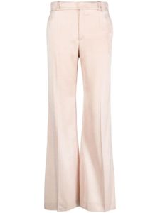 Chloé pantalon évasé à taille haute - Rose