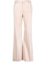 Chloé pantalon évasé à taille haute - Rose - thumbnail