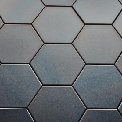 Dateg Wandtegel Hexagon Onda Platinum