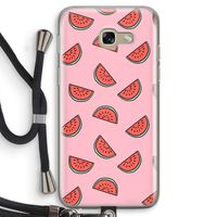 Watermeloen: Samsung Galaxy A5 (2017) Transparant Hoesje met koord