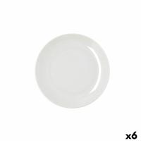 Dinerbord Bidasoa Harmony Hydrozero Wit Keramisch Ø 19 cm (6 Stuks)