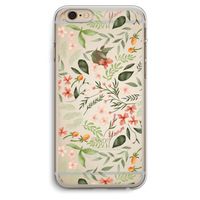Sweet little flowers: iPhone 6 Plus / 6S Plus Transparant Hoesje