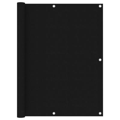 VidaXL Balkonscherm 120x400 cm oxford stof zwart