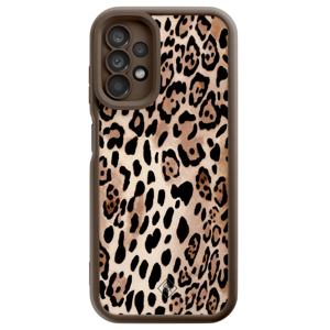 Samsung Galaxy A13 4G bruine case - Golden wildcat