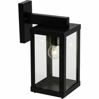Wandlamp Brilliant Gaia Buitenkant Zwart Metaal 60 W E27