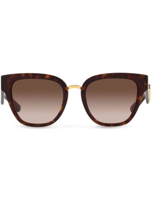 Dolce & Gabbana Eyewear lunettes de soleil DG Crossed - Marron