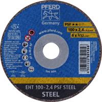 PFERD TOOLS EHT 100-2,4 PSF STEEL/16,0 61741116 Doorslijpschijf recht 100 mm 25 stuk(s) Staal PFERD TOOLS EHT 100-2,4 PSF STEEL/16,0 61741116 Doorslijpschijf recht 100 mm 25 stuk(s) Staal