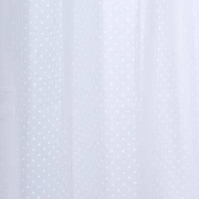 Differnz Dots douchegordijn waterdicht 100% PEVA wit 180 x 200 cm