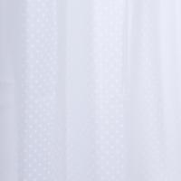 Differnz Dots douchegordijn waterdicht 100% PEVA wit 180 x 200 cm