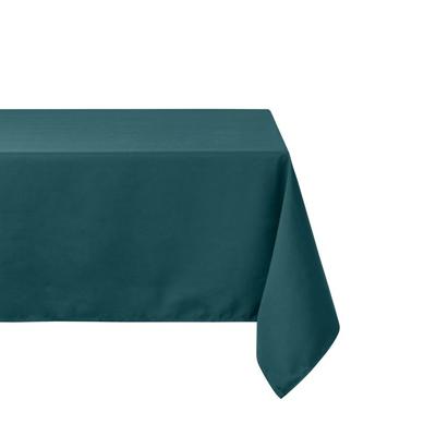 Stof Textiles Tafelkleed - 145 x 240 cm - emerald green - Eettafel tafellakens - polyester