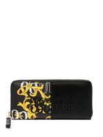 Versace Jeans Couture portefeuille à imprimé baroque - Noir