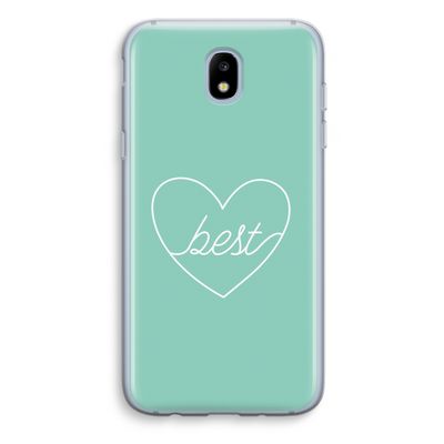 Best heart pastel: Samsung Galaxy J5 (2017) Transparant Hoesje