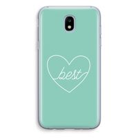 Best heart pastel: Samsung Galaxy J5 (2017) Transparant Hoesje