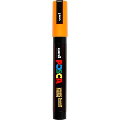 Uni-Posca Posca marker, afm pc-5m, lijndikte 2,5 mm, medium, bright yellow, 1 stuk