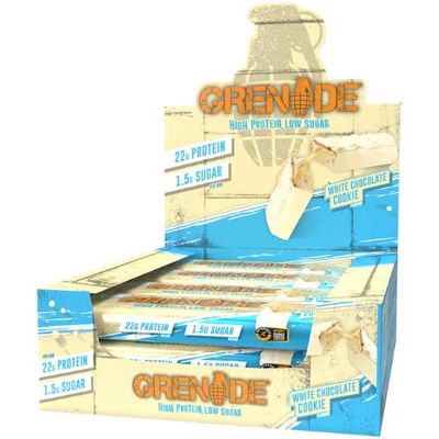 Grenade Protein Bars 12repen White Choco Cookie