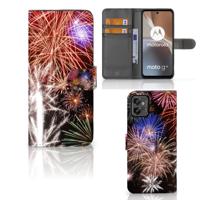Motorola Moto G32 | Wallet Case | met Pasjes | Vuurwerk