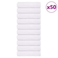 VidaXL Handdoeken 50 st 50x100 cm 360 g/m² 100% katoen wit
