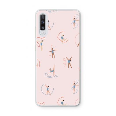 Dancing #3: Samsung Galaxy A70 Transparant Hoesje