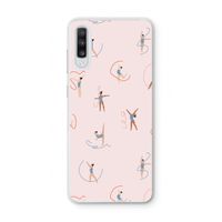 Dancing #3: Samsung Galaxy A70 Transparant Hoesje