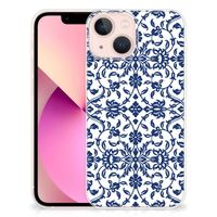 iPhone 13 mini TPU Case Flower Blue - thumbnail