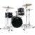 DW Drums Design Series Mini Pro Black Satin 4d. shellset