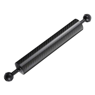 PULUZ 12.59 inch 32cm lengte 40mm Diameter Dual ballen koolstofvezel drijvende Arm bal Diameter: 25mm drijfvermogen: 200g