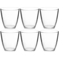 Set van 6x stuks water/sap glazen Claudi 250 ml van glas