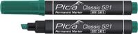 Pica Permanentmarker | groen | streepbreedte 2-6 mm | spitse punt | 10 stuks - 521/36 521/36