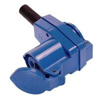 Schwabe Camping CEE Koppelcontactstop/contactdoos haaks 230V 16A 3 polig, 6h IP44