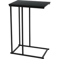 H&amp;S Collection banktafel - zwart - metaal - 40 x 26 x 58 cm   -