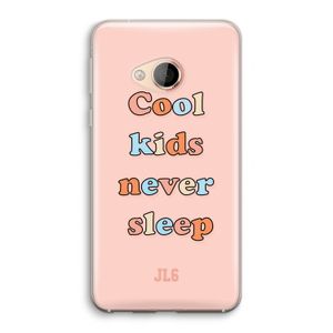 Cool Kids Never Sleep: HTC U Play Transparant Hoesje