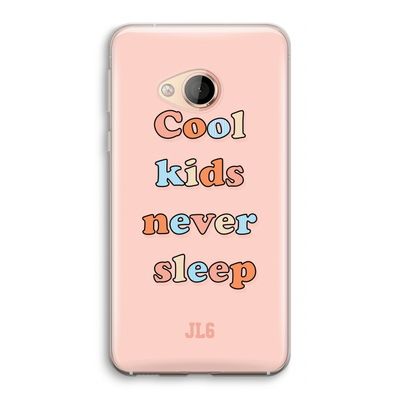 Cool Kids Never Sleep: HTC U Play Transparant Hoesje