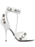 Balenciaga sandales Cagole 110 mm en cuir - Blanc - thumbnail