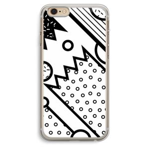 Pop Art #4: iPhone 6 Plus / 6S Plus Transparant Hoesje
