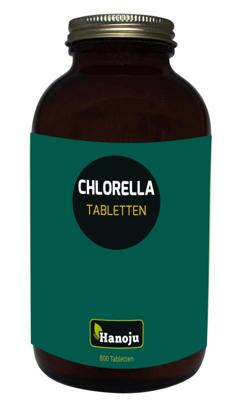 Hanoju Bio chlorella tabletten flacon glas