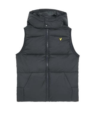 Lyle & Scott winter gilet jongens - donker navy blauw - gewatteerd