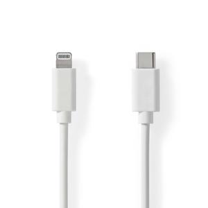 Lightning Kabel | USB 2.0 | Apple Lightning 8-Pins | USB-C© Male | 480 Mbps | Vernikkeld | 1.00 m