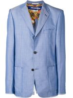 Junya Watanabe MAN fitted tailored jacket - Bleu