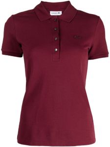 Lacoste polo en coton à logo brodé - Rouge